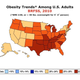 Illustration for article titled "Fat maps" show where the obesity epidemic has hit the United States hardest